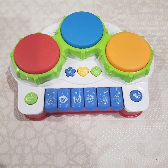 Learning Musical Piano and Drum Toy Bundle for Toddlers - Picture 2 of 13